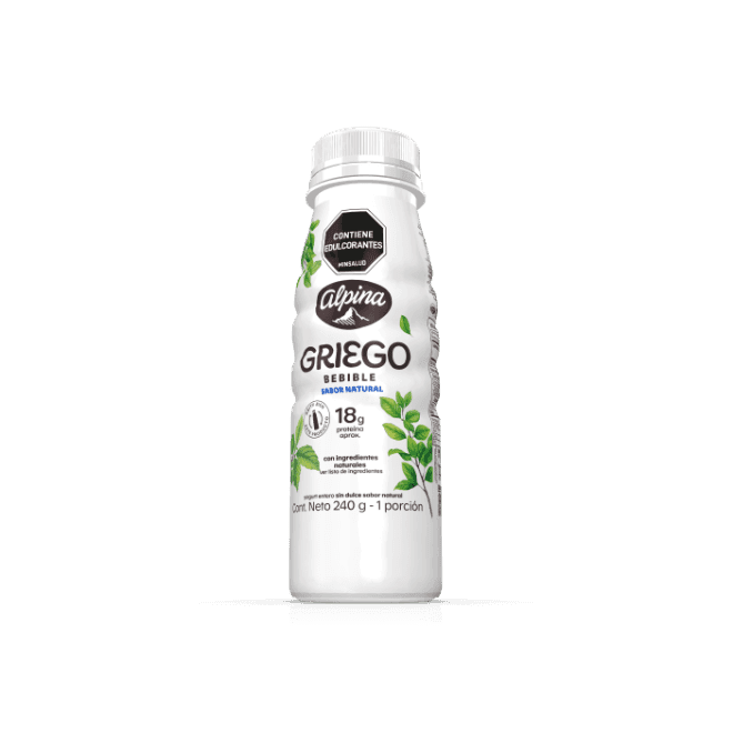 Griego bebible sabor natural