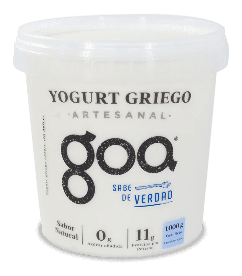 Yogurt griego artesanal sabor natural